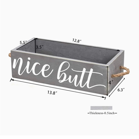 Bathroom Rustic Decor Box - Picture 4 of 5